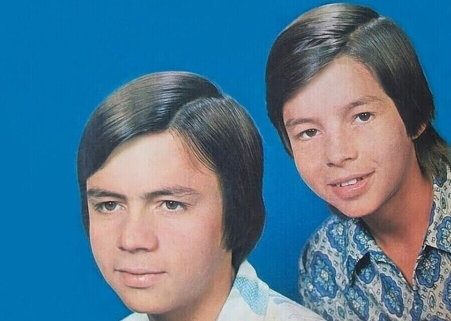 Foto reprodução de um disco da dupla nos anos 70