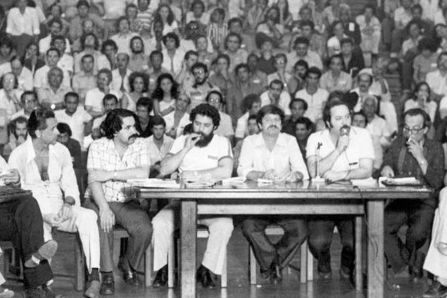 Plenária de fundação do PT há 41 anos