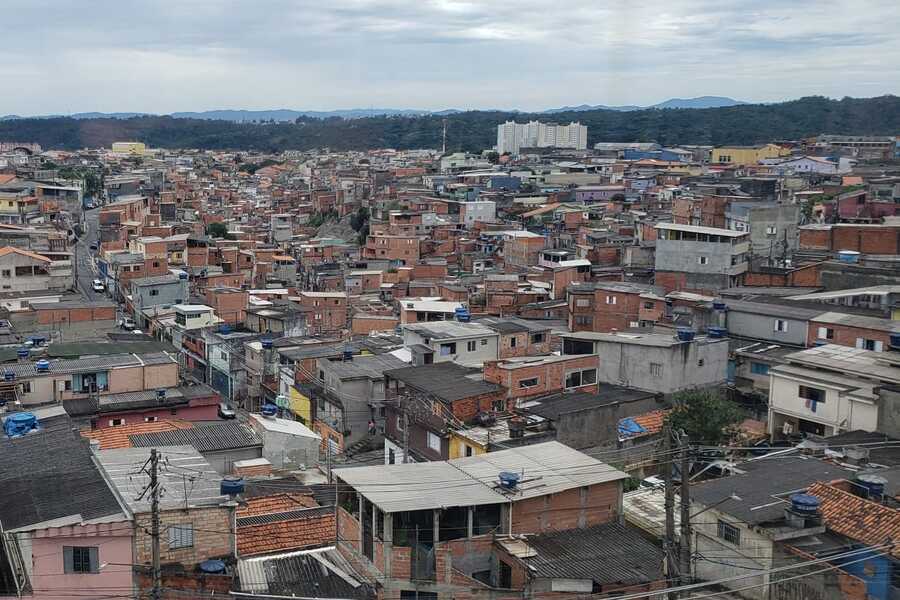 Foto parcial e aérea da ZL de São Paulo