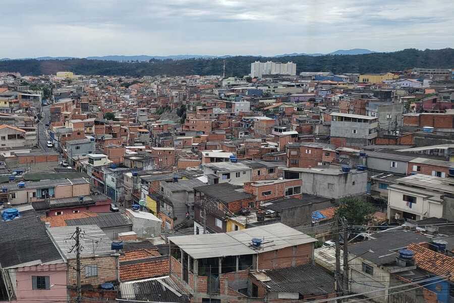 Foto parcial e aérea da ZL de São Paulo