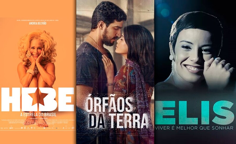 Foto do cartaz do filme com a atriz Andrea Horta no papel de Elis Regina