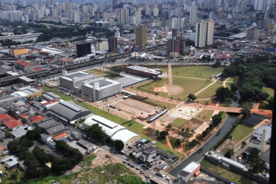 Vista aérea do Parque da Juventude