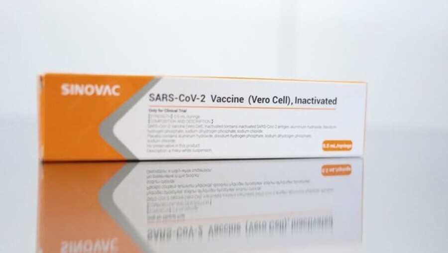 Caixa da vacina CoronaVac
